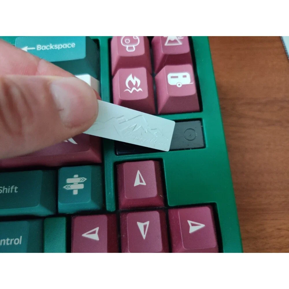 Wuque Studios x Ikki 68 Aurora R2 x Camping green mechanical keyboard BUILT